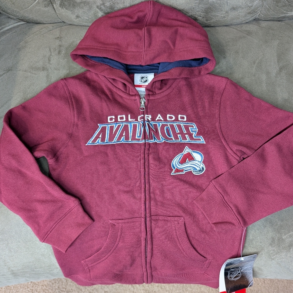 NHL Colorado Avalanche Kids Maroon Hoodie